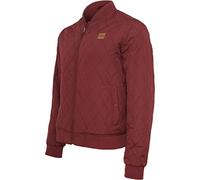 Urban Classics Diamond Quilt Nylon Jacket, Chaqueta Hombre, Rojo (Burgundy 606), M