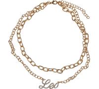 Urban Classics Diamond Zodiac Collar de Oro Leo