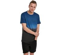 Urban Classics Dip Dyed tee Hombre Camiseta Negro/Azul M 100% algodón Regular