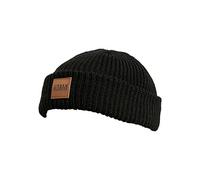 Urban Classics Strick-mütze Dogger Beanie Gorro de Punto, Negro (Black 00007), Talla Única Unisex Adulto