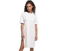 Urban Classics Dress Organic Oversized Slit Tee Dress, Vestido Mujer, Blanco (White), L