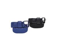 Urban Classics Elastic Belt Set Kids Cinturón, Black/spaceblue, S/M Unisex Adulto