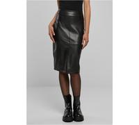 Urban Classics Falda de mujer Falda lápiz de cuero sintético para mujer S