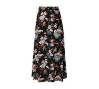 Urban Classics Señoras Viscose Midi Skirt Falda Mujer, Black Tropical, 3XL