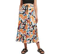 Urban Classics Falda Midi de satén AOP para Mujer, Magicmangoabstract, M