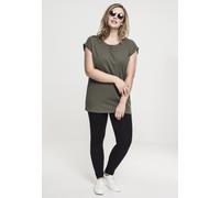 Urban Classics Female Shirt Ladies Extended Shoulder Tee Oliva M