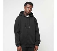 Urban Classics Sudadera con capucha Tb7316 – Forro polar, cremallera – Negro S Hombres
