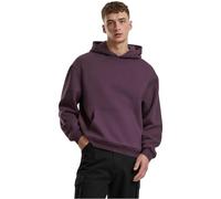 Urban Classics Fluffy Hombre Sudadera con Capucha Negro 70% algodón, 30% poliéster Regular