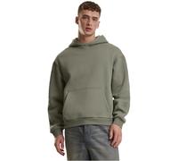 Urban Classics Fluffy Hombre Sudadera con Capucha Negro 70% algodón, 30% poliéster Regular