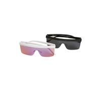 Urban Classics Gafas de sol 'Rhodos' antracita / rosa claro / negro / blanco, Talla One Size