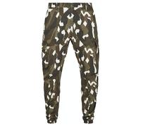 Urban Classics Geometric Camo Stretch Twill Cargo Pants Wood Camo Talla: 30 | Pantalones Cargo Outlet | Unisex