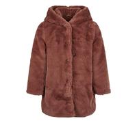 Urban Classics Girls Hooded Teddy Coat Chaqueta, Darkrose, 158/164 cm para Niñas