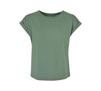 Urban Classics Girls Organic Extrended Shoulder tee Camiseta, Salvia, 122 cm-128 cm para Niñas