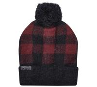 Urban Classics Gorro con Borla Mujer Gorro Negro/Rojo