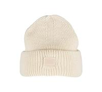 Urban Classics Knitted Wool Beanie Boina, Arena Blanca, Talla única Unisex Adulto