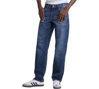 Urban Classics Heavy Ounce Straight Fit Jeans Pantalones, New Dark Blue Washed, 33 para Hombre