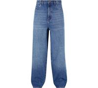 Urban Classics Heavy Ounce Baggy Fit Jeans Pantalones, New Mid Blue Washed, 34 para Hombre