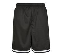 Urban Classics Hombre Premium Stripes Mesh Shorts Pantalones Cortos Not Applicable, Negro (Black 00007), 56 (Talla del Fabricante: X-Large)