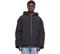 Urban Classics Hooded block Hombre Chaqueta de Invierno Negro 3XL 100% Nailon