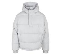 Urban Classics Hooded Cropped Pull Over Jacket Chaqueta, Light Asfalto, XXXXXL para Hombre