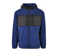 Urban Classics Hooded Micro Fleece Jacket Space Blue Talla: XXL | Chaquetas Finas Outlet | Hombre | Azul