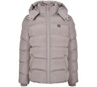 Urban Classics Hooded Puffer Hombre Chaqueta entre-tiempo Negro 100% poliéster