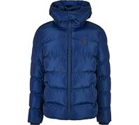Urban Classics Hooded Puffer Jacket, Chaqueta de los hombres, Azul (Space Blue), L