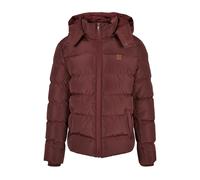 Urban Classics Hooded Puffer Jacket Cherry Talla: S | Chaquetas de Invierno Outlet | Hombre