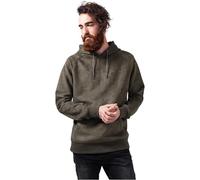 Urban Classics Imitation Suede Hoody Sudadera Hombre, Verde (Olive 176)., S