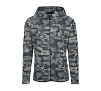 Urban Classics Interlock Camo Zip Jacket Dark Camo Talla: S | Chaquetas Outlet | Unisex | Marrón