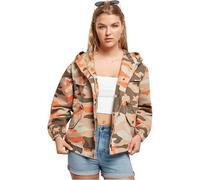 Urban Classics Ladies Lightweight Jacket Ladies Oversized Camo Parka Jacket Brick Camouflage M