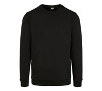 Urban Classics Basic Terry Crew Sudadera, Negro, M para Hombre