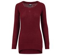 Urban Classics Ladies Sweater Ladies Long Wideneck Sweater Burgundy L