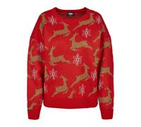 Urban Classics Jersey marrón claro / rojo / blanco XS EUR