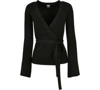 Urban Classics Ladies Cardigan Ladies Rib Knit Wrapped Cardigan Negro M