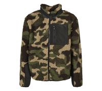 Urban Classics Kids Boys Sherpa Chaqueta de Niños Piel Camuflaje Cremallera