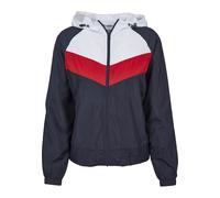 Urban Classics Chaqueta cortavientos 3 tonos para mujer Multicolor (Navy/White/Fire Red) M