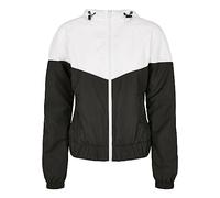 Urban Classics Ladies Arrow Windbreaker Cortavientos, Negro/Blanco, L para Mujer