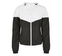 Urban Classics Ladies Arrow Windbreaker Cortavientos, Negro/Blanco, L para Mujer