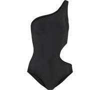 Urban Classics Ladies Asymmetric Cut out Mujer Bañador Negro M 85% poliéster, 15% elastán