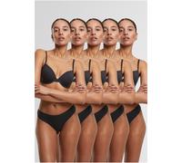 Urban Classics Ladies Basic Cotton Tanga 5-Pack TB7666C XS