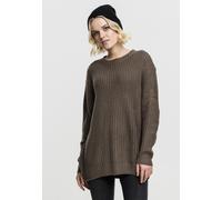 Urban Classics Ladies Basic Crew Sweater Army Green S