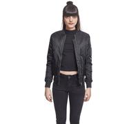 Urban Classics Chaqueta Bomber para Mujer con Bolsillos, Chaqueta Entretiempo otoño y Primavera, Cazadora Acolchada de Corte Old School