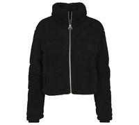 Urban Classics Ladies Boxy Sherpa Puffer Jacket, Chaqueta Mujer, Negro (Black 00007), X-Small