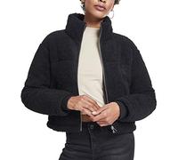 Urban Classics Ladies Boxy Sherpa Puffer Jacket Chaqueta, Negro (Black 00007), X-Small para Mujer