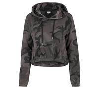 Urban Classics Ladies Camo Cropped Hoody-Sudadera con capucha Mujer Dark Camo Medium