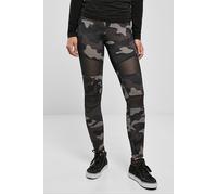 Urban Classics Ladies Camo Tech Mesh Leggings Darkcamo/blk Talla: S | Outlet | Mujer |