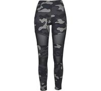 Urban Classics Ladies Camo Tech Mesh Leggings, Leggings, Mujer, darkcamo/negro, XS