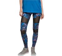 Urban Classics Leggings malla técnica camuflaje Digital Dusk Violet – Mujer S
