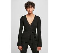 Urban Classics Ladies Cardigan Ladies Rib Knit Wrapped Cardigan Negro L